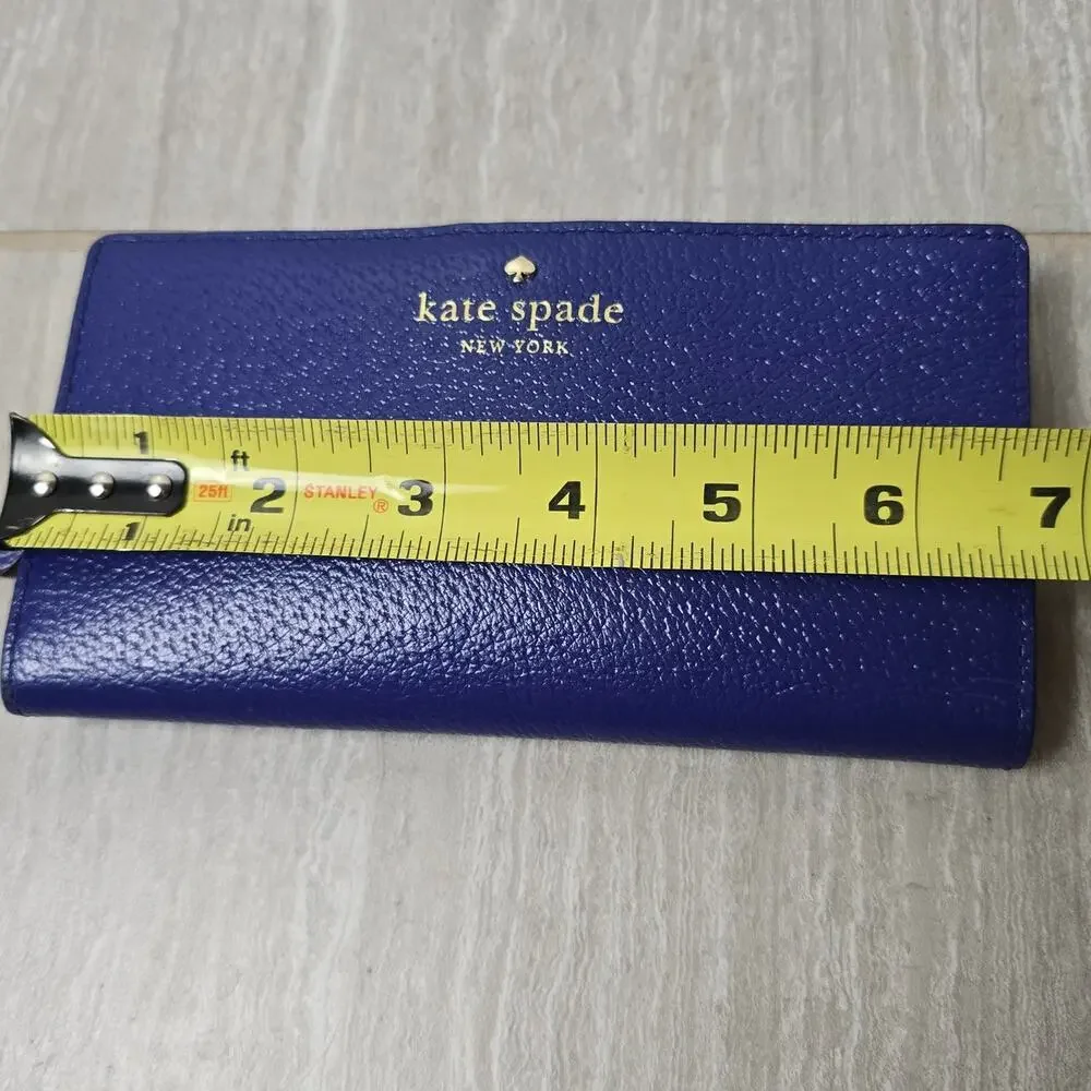 KATE SPADE MIKAS POND STACY WALLET BLUE - Picture 6 of 7